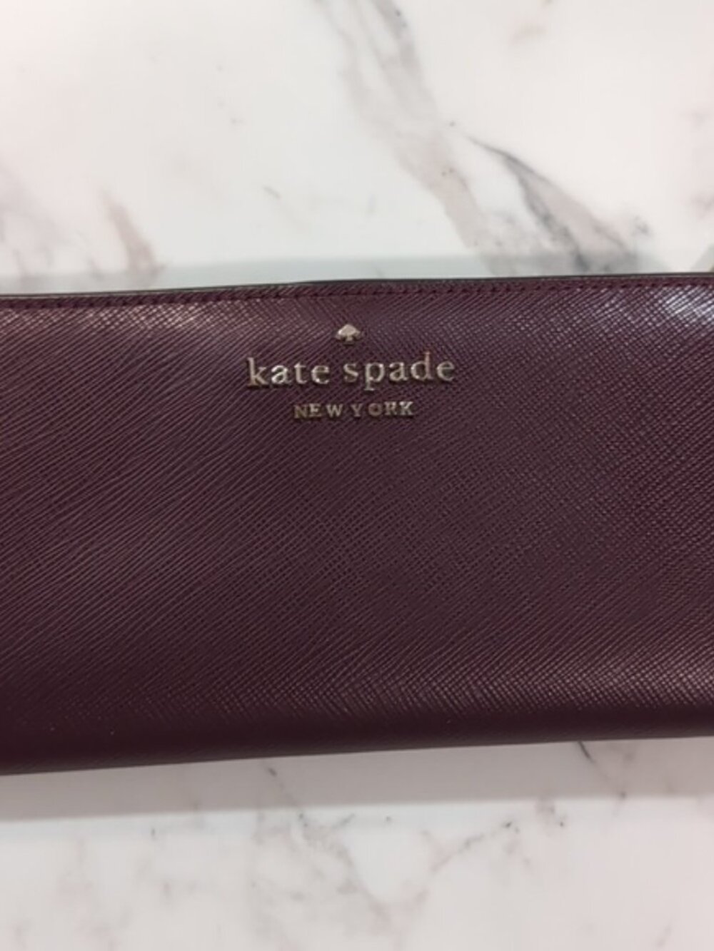 Kate Spade Mulled Wine Stacy Wallet - Picture 5 of 7